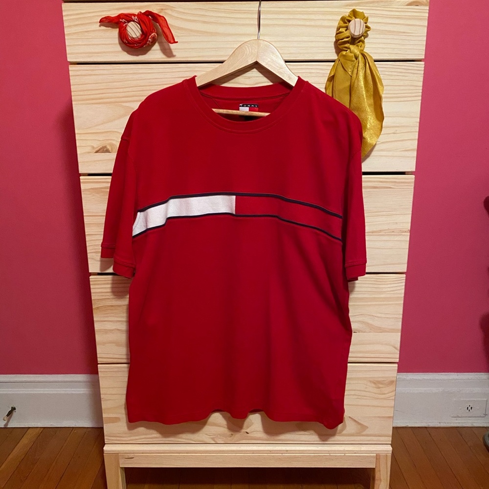 Tommy Hilfiger Mens Shirt - Red